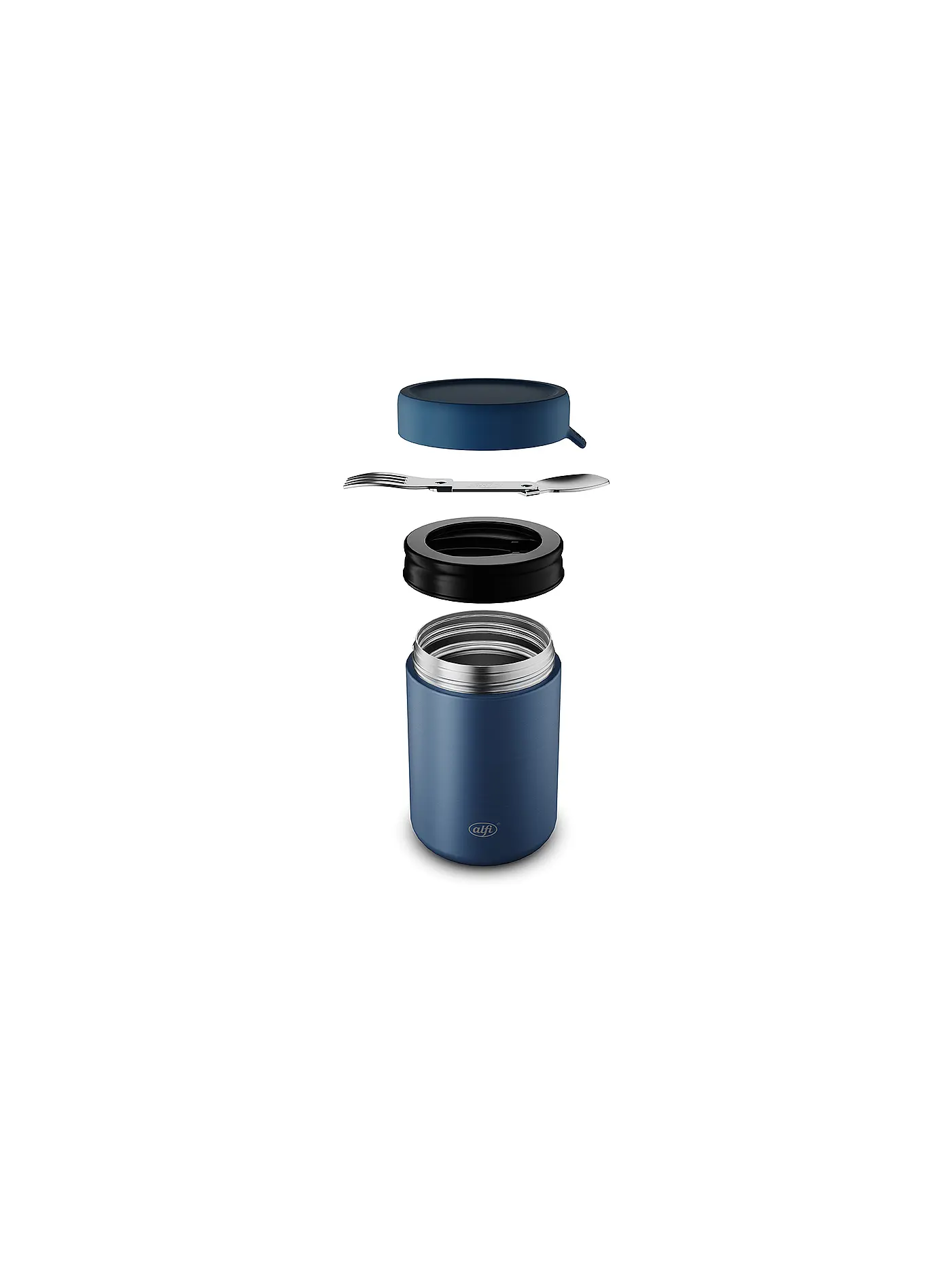 ALFI | Isolierbecher -Thermosbecher ISO-FOOD 0,35l Rose Mat | hellblau